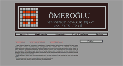 Desktop Screenshot of omeroglumimarlik.com