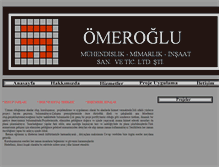 Tablet Screenshot of omeroglumimarlik.com